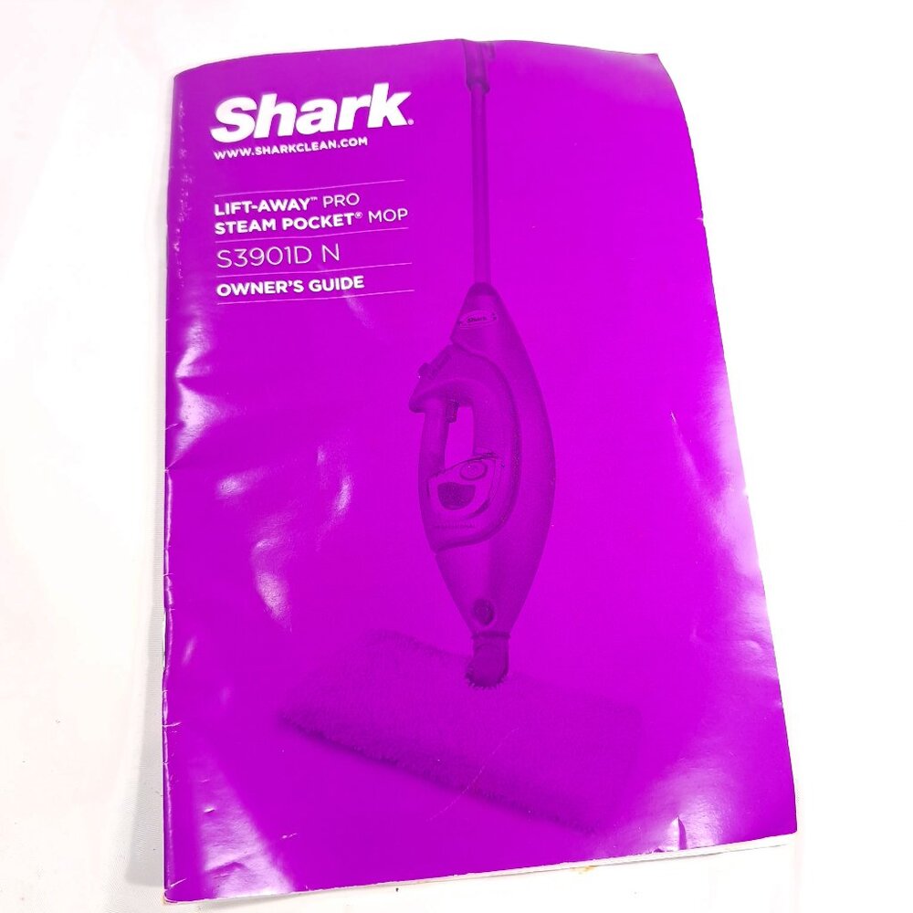 Shark Lift Away Pro Steam Pocket Mop S3901D N Owner's Guide‎ manual instructions